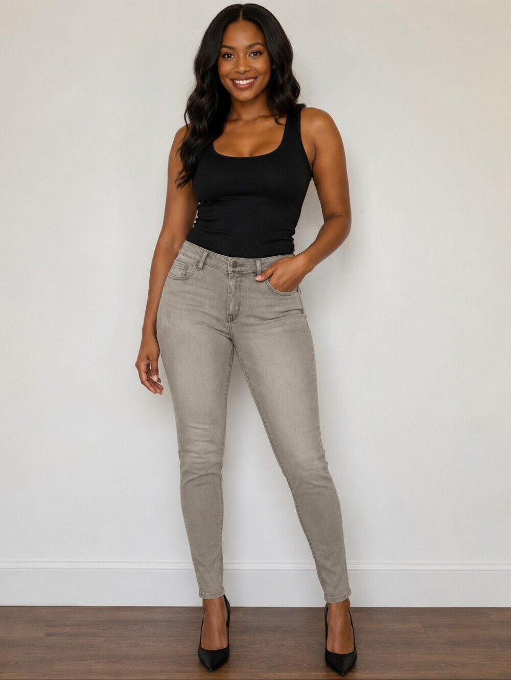 ❤️ DL1961 FLORENCE INSTASCULPT SKINNY JEANS IN AVONDALE GRAY WASH, 8 (29)